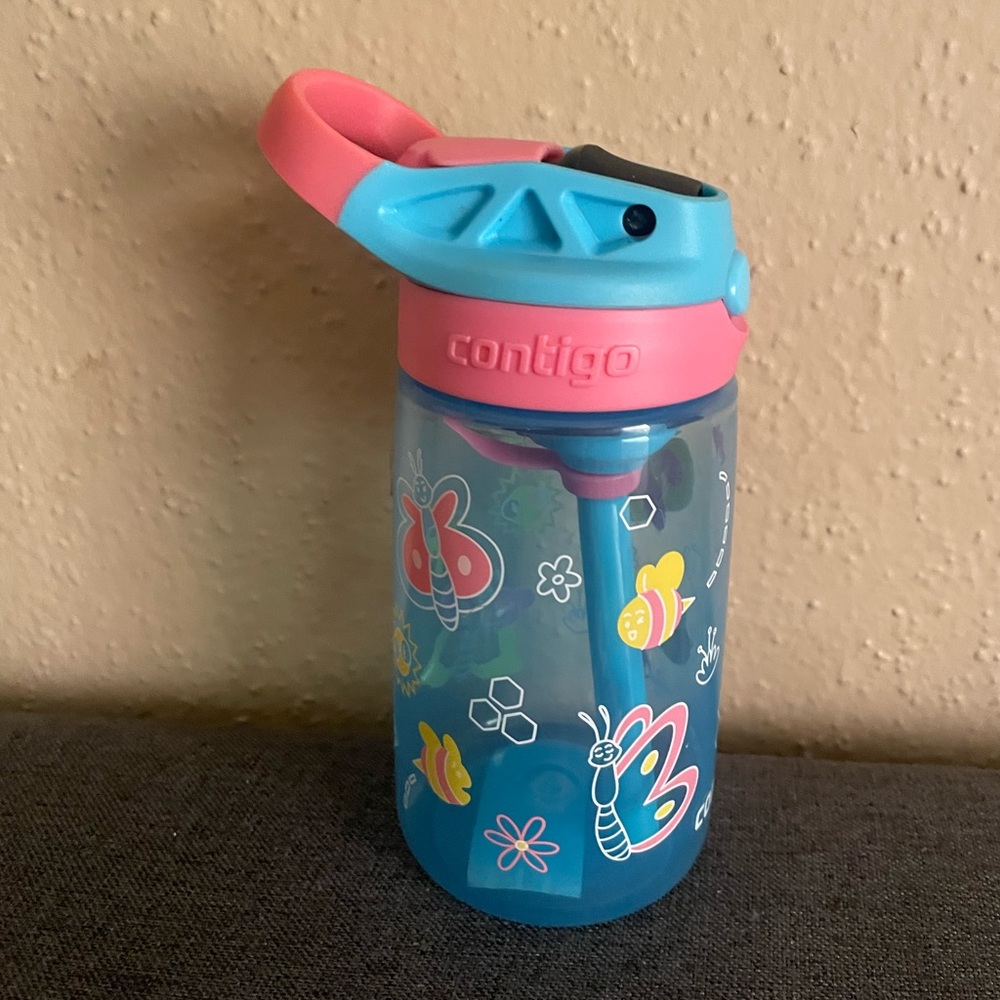 Contigo Kids Blue and Pink Water Bottle